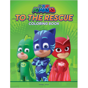 PJ Masks To The Rescue: Coloring Book For Kids
