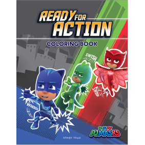 PJ Masks - Ready For Action: Coloring Book For Kids