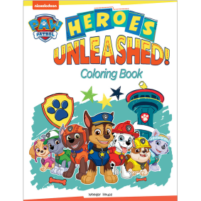 Paw Patrol Cool Pups Coloring Books Super Boxset : Pack of 4 Coloring Books For Kids