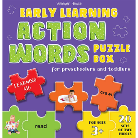 Early Learning Action Words Puzzle Box For Preschoolers And Toddlers - Learning Aid & Educational Toy (Jigsaw Puzzle for Kids Age 3 and Above)