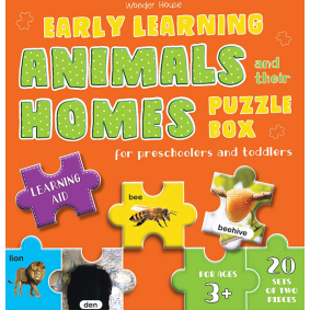 Early Learning Animals & Their Homes Puzzle Box For Preschoolers And Toddlers - Learning Aid & Educational Toy (Jigsaw Puzzle for Kids Age 3 and Above)