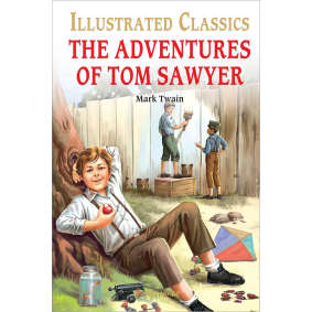 The Adventures of Tom Sawyer : llustrated Abridged Children Classic English Novel with Review Questions (Hardback