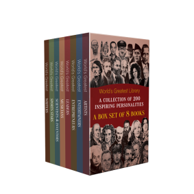 World\'s Greatest Library : A Collection of 200 Inspiring Personalities (Box Set of 8 Biographies)