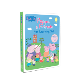 Peppa Pig - Peppa And Friends : Fun Learning Set (With Wipe And Clean Mats, Coloring Sheets, Stickers, Appreciation Certificate And Pen)
