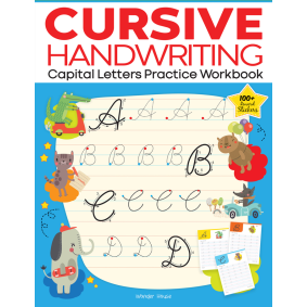 Cursive Handwriting - Capital Letters: Practice Workbook For Children
