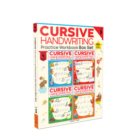 Cursive Handwriting - Small Letters, Capital Letters, Joining Letters and Word Family : Level 1 Practice Workbooks For Children (Set of 4 Books)