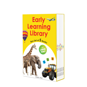 Early Learning Library Pack 1 : Box Set of 5 Books (Big Board Books Series, Large Font)