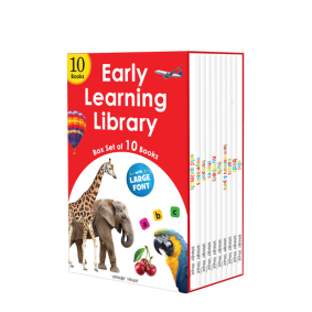 Early Learning Library - Box Set of 10 Books :  Big Board Books Series (Large Font)