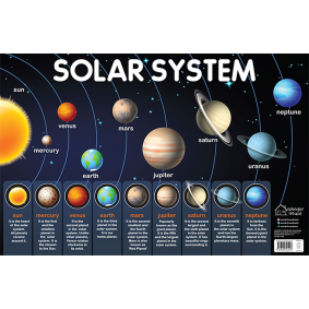Solar System - My First Early Learning Wall Chart (19 Inches X 29 Inches)