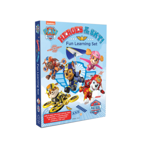 Nickelodeon Paw Patrol - Air Patrol Heroes of The Sky! : Fun Learning Set (With Wipe And Clean Mats, Coloring Sheets, Stickers, Appreciation Certificate And Pen)