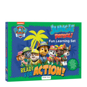 Nickelodeon Paw Patrol - Jungle Patrol! : Fun Learning Set (With Wipe And Clean Mats, Coloring Sheets, Stickers, Appreciation Certificate And Pen)