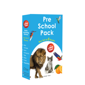 Early Learning Library Pack 2 : Box Set of 5 Books (Big Board Books Series, Large Font)