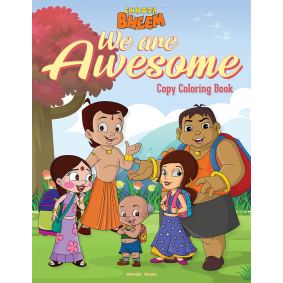 Chhota Bheem - We are Awesome: Copy Coloring Book For Kids