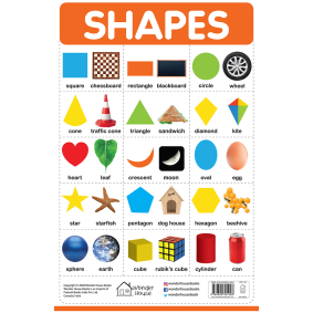 Shapes - My First Early Learning Wall Chart: For Preschool, Kindergarten, Nursery And Homeschooling (19 Inches X 29 Inches)