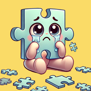 Why was the puzzle always crying?