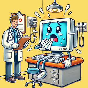 Why did the computer go to the doctor?