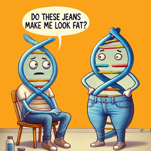 What did one DNA strand say to the other?