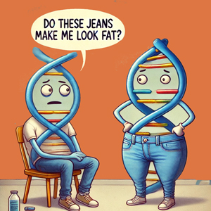 What did one DNA strand say to the other?